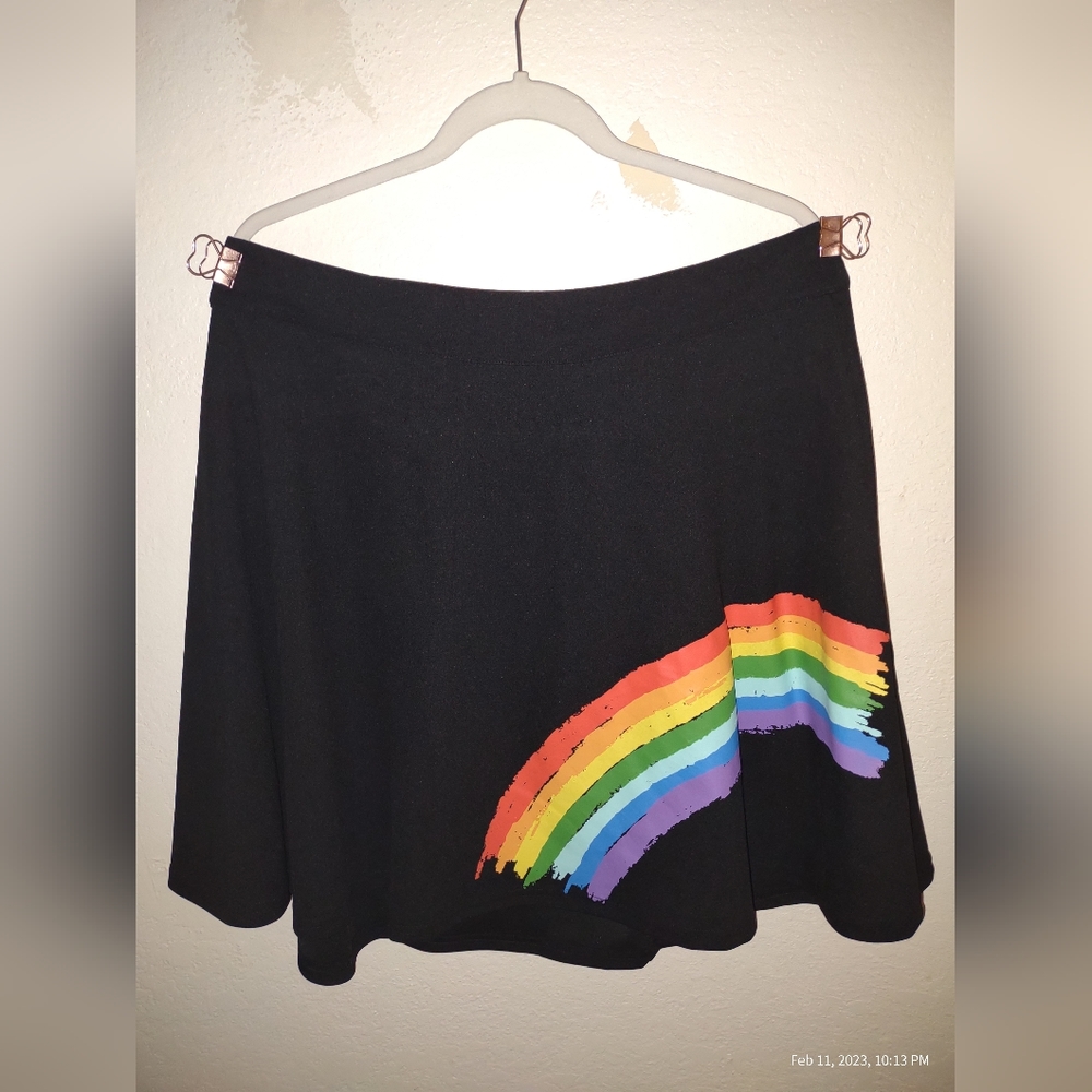 Shein curve Pride Skirt
